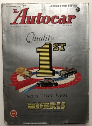 22 issues from 1954 of THE AUTOCAR English magazine