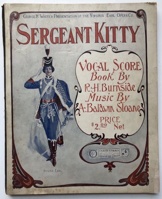 Item #H9278 Sergeant Kitty - Vocal Score & Music. R. H. Burnside, A. Baldwin Sloane