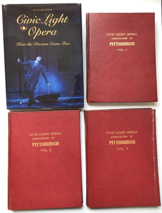 Item #H9288 3 volumes of programs from Civic Light Opera of Pittsburgh 1947-1957, plus 1996...