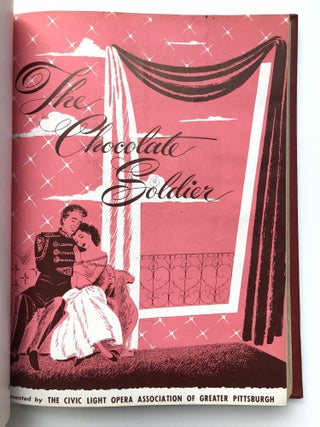 3 volumes of programs from Civic Light Opera of Pittsburgh 1947-1957, plus 1996 history of the CLO
