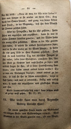 Sittenlehre in Beispielen fur Burger und Landleute, two volumes in one