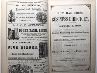 The New Hampshire Business Directory for the year commencing April 1, 1872