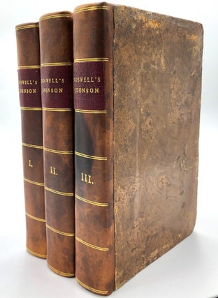 Item #H9590 The Life of Samuel Johnson, 3 volumes. James Boswell
