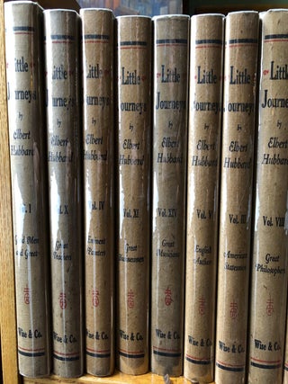Little Journeys to the Homes of the Great (14 volumes plus Guide) Fine in jackets
