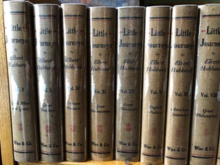 Little Journeys to the Homes of the Great (14 volumes plus Guide) Fine in jackets