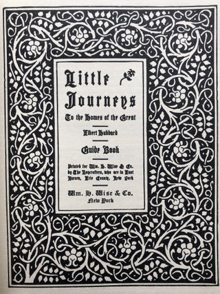 Little Journeys to the Homes of the Great (14 volumes plus Guide) Fine in jackets
