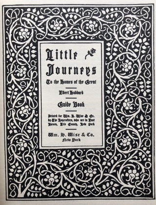 Little Journeys to the Homes of the Great (14 volumes plus Guide) Fine in jackets