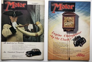The Motor (English Auto Magazine) 6 issues 1949-1950