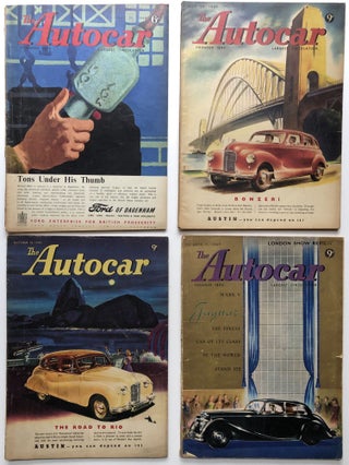 Item #H9678 The Autocar (British magazine) 8 issues 1949-50