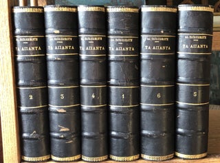 Item #H9789 Ta Apanda (Works) 6 volumes. Alexandros Papadiamantes, Georgios Baletas, or...