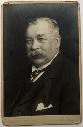 Item #H9933 Ca. 1900 cabinet photo of John Hodge, British Labour leader and Steel Union leader