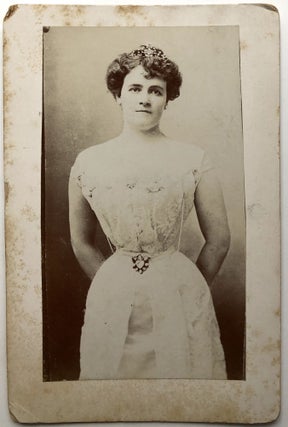 Item #H9934 Ca. 1900s cabinet photo of Evelyn Partridge, Princess Engalitcheff of Russia