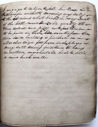 1824-1836 Pittsburgh Account, Receipt & Memorandum book for John Jackson and his son George W. Jackson
