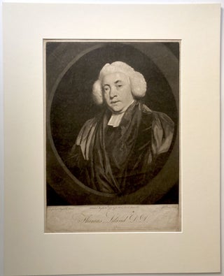 Item #ML12866 Mezzotint of Thomas Leland, D. D., 1777. Joshua Reynolds, engraver, after. John Dean