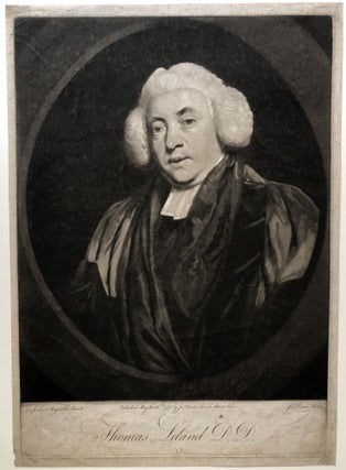 Mezzotint of Thomas Leland, D. D., 1777