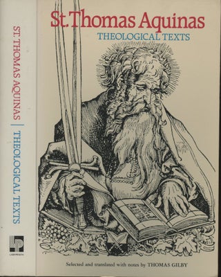 Item #s00029291 St. Thomas Aquinas: Theological Texts. St. Thomas Aquinas, Thomas Gilby, Notes...