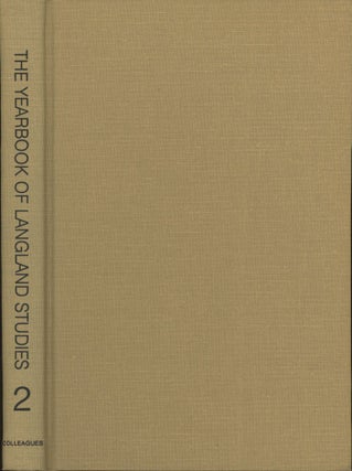 Item #s00029699 The Yearbook of Langland Studies Vol 2. John A. Alford, M. Teresa Tavormina