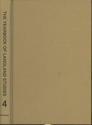 Item #s00029701 The Yearbook of Langland Studies Vol 4. John A. Alford, M. Teresa Tavormina