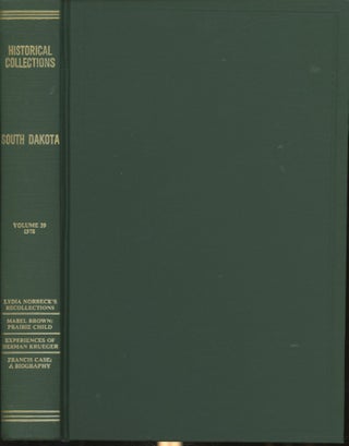 Item #s00029797 South Dakota Historical Collections Vol 39. Duncan W. Canaday, Jan Dykshorn