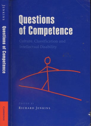 Item #s00030077 Questions of Competence: Culture, Classification and Intellectual Disability....