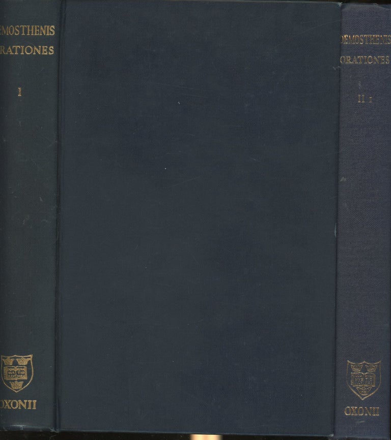 Item #s00030214 Demosthenis: Orationess (Two Volume Set). S. H. Butcher.