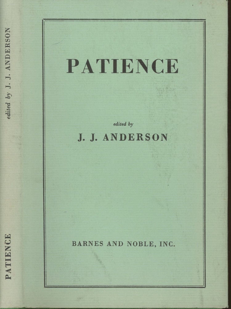 Item #s00030635 Patience. J. J. Anderson.