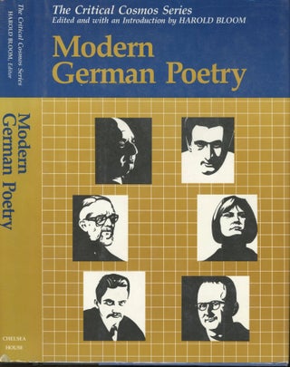 Item #s00031335 Modern German Poetry (The Critical Cosmos Series). Harold Bloom, Introduction