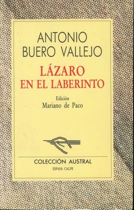 Item #s00031428 Lazaro en el Laberinto. Antonio Buero Vallejo, Mariano de Paco