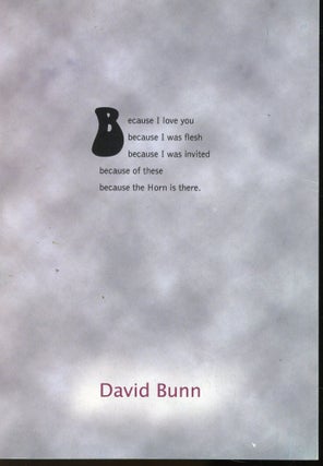 Item #s00032050 David Bunn. David Bunn