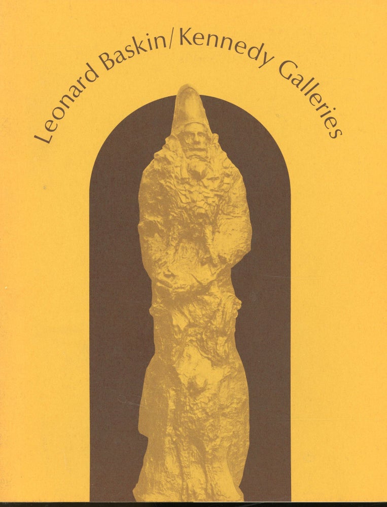 Item #s00032137 Leonard Baskin: Recent Sculpture & Drawings. Leonard Baskin.