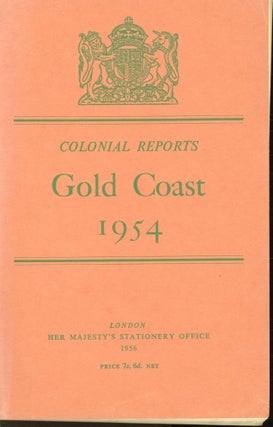 Item #s00032214 Colonial Reports: Gold Coast 1954