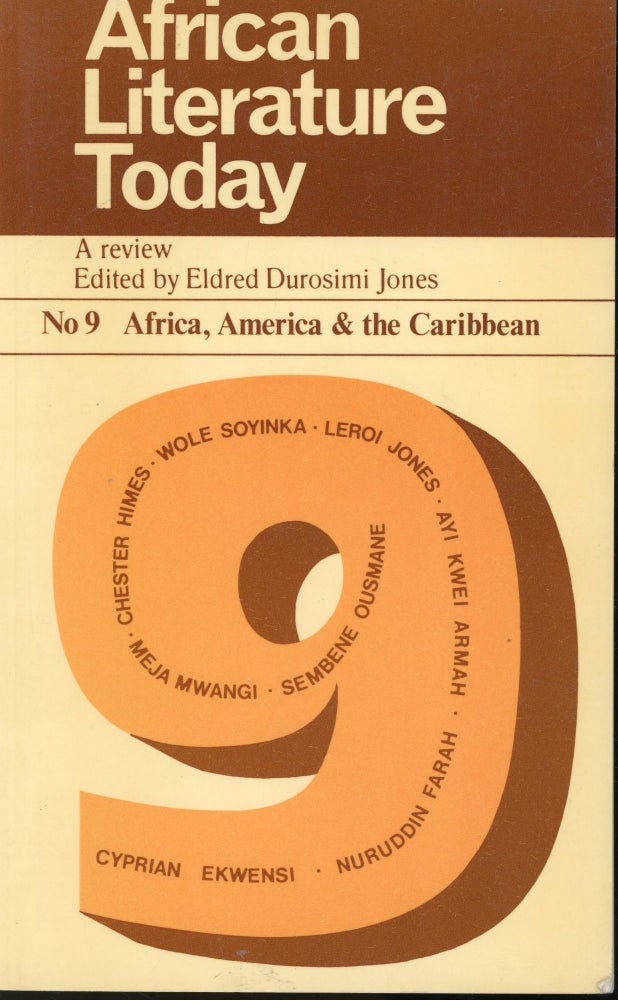 Item #s00032259 African Literature Today #9: Africa, America & the Caribbean. Eldred Durosimi Jones.