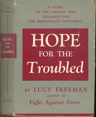 Item #s00032327 Hope for the Troubled. Lucy Freeman