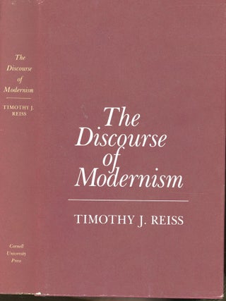 Item #s00032696 The Discourse of Modernism. Timothy J. Reiss