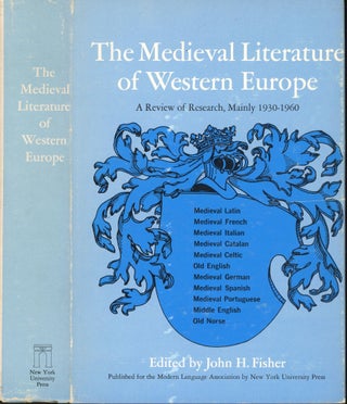 Item #s00033045 The Medieval Literature of Western Europe: A Review of Research, Mainly...