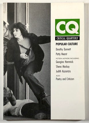 Item #C000010587 Critical Quarterly, Volume 32, Number 1, Spring 1990. Colin MacCabe, Duncan...