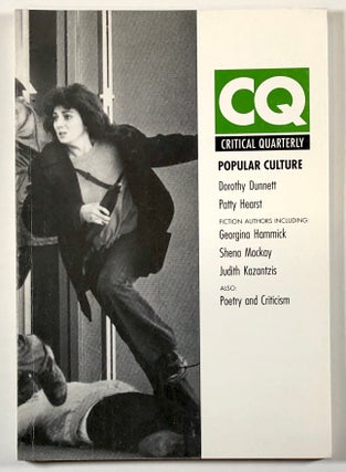 Item #C000010588 Critical Quarterly, Volume 32, Number 1, Spring 1990. Colin MacCabe, Duncan...