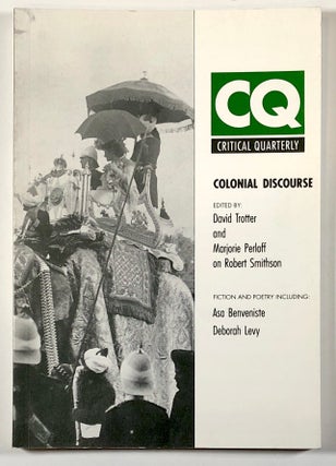 Item #C000010591 Critical Quarterly, Volume 32, Number 3, Autumn 1990. Colin MacCabe, Marjorie...