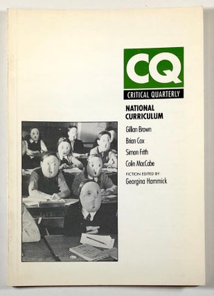 Item #C000010592 Critical Quarterly, Volume 32, Number 4, Winter 1990. Colin MacCabe, Simon...