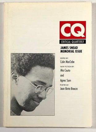Item #C000010751 Critical Quarterly, Volume 33, Number 1, Spring 1991. Colin MacCabe, Cornel...
