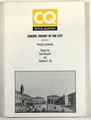Item #C000010758 Critical Quarterly, Volume 36, Number 4, Winter 1994. Colin MacCabe, Patrizia...