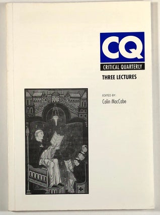 Item #C000010759 Critical Quarterly, Volume 37, Number 1, Spring 1995. Colin MacCabe, Francis...