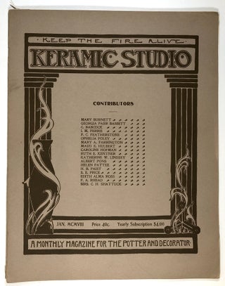 Item #C000010848 Keramic Studio: A Monthly Magazine for the Potter and Decorator. Vol. IX, No. 9,...