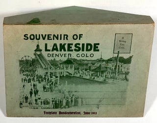 Item #C000011091 Postcard Souvenirs of Lakeside, Denver, Colorado, the June 1913 Festplatz...