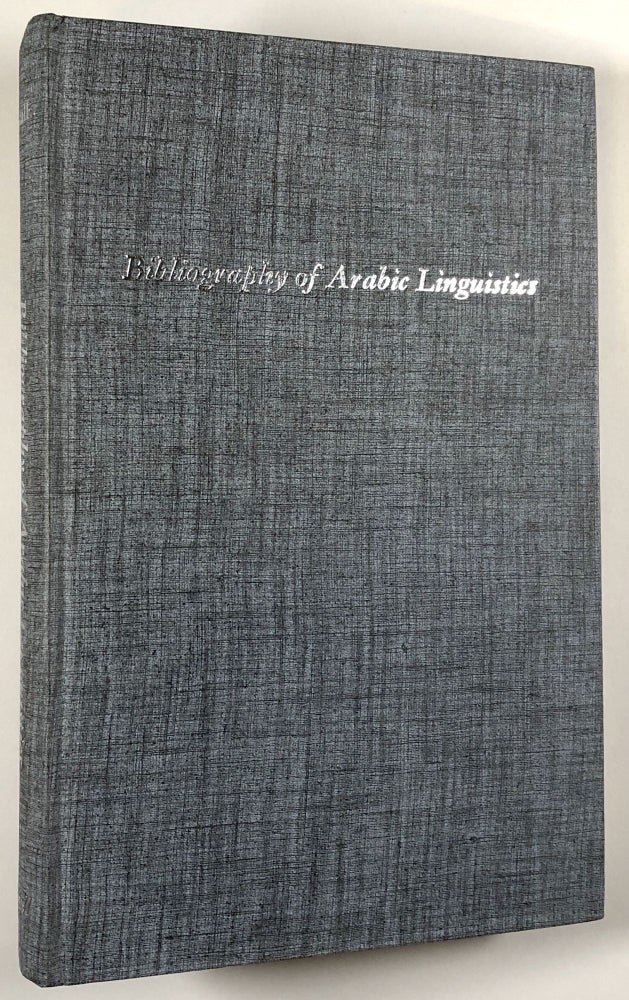 Item #C000012114 Bibliography of Arabic Linguistics. M. H. BAKALLA.