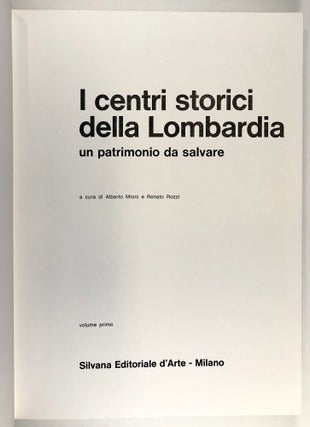 I centri storici della Lombardia - un patrimonio da salvare (2 Vols.)
