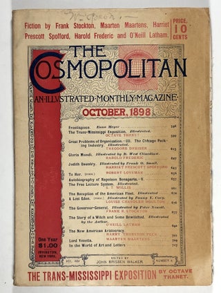 Item #C000014231 The Cosmopolitan - An Illustrated Monthly Magazine. Vol. XXV, Number 6, October,...