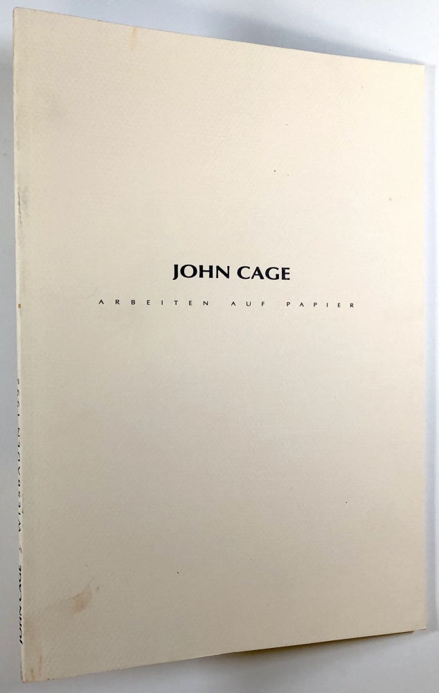 Item #C000015580 John Gage - Arbeiten Auf Papier. John Cage.
