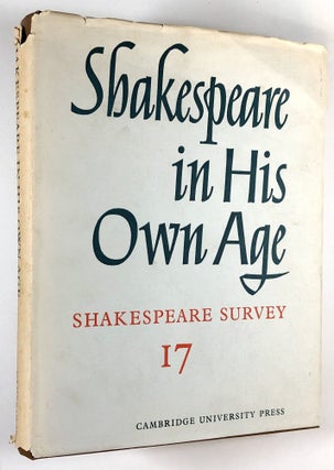 Item #C000015975 Shakespeare in His Own Image: Shakespeare Survey 17. Allardyce Nicoll