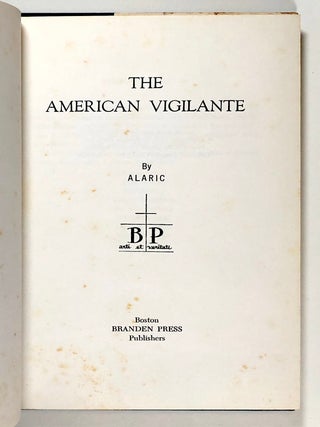 The American Vigilante (INSCRIBED)